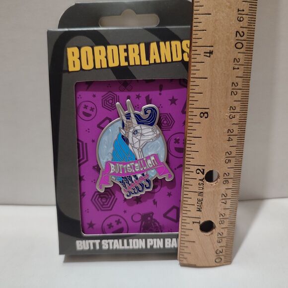Borderlands 2 Butt Stallion Limited Edition Enamel Pin Official Lapel Badge - Picture 3 of 3